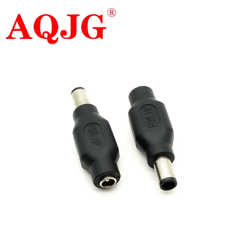 DC Terminals 5.5 * 2.5mm Compatible 5.5*2.1 mm Female to 7.4*5.0 mm Male for HP Laptop Connector 7.4 5.0 DC Power Adapter