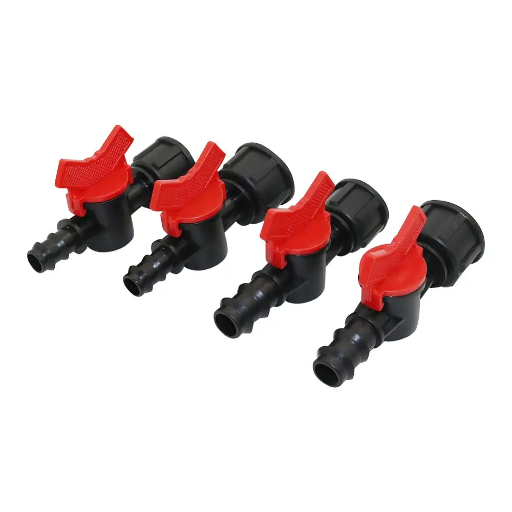 

1/2", 3/4" Female Thread to 12mm,15mm Hose Waterstop Valve Connectors Garden Irrigation Agriculture Connection Fittings