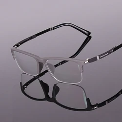 Toptical Commercial TR90 Myopia Half Glasses Men Ultra-light glasses Business Eyeglasses pectacle Frame Eyeglasses Men Computer