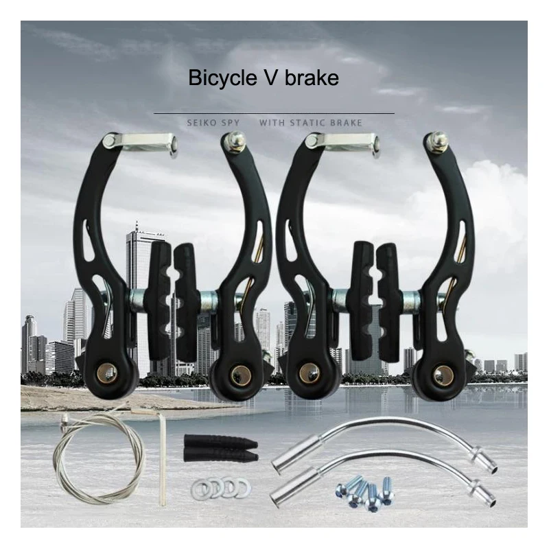 

Bicycle Sport Bike City Leisure Bikes Aluminum Brakes Long Arm Pliers Brake Calipers V Brake Parts Equipment