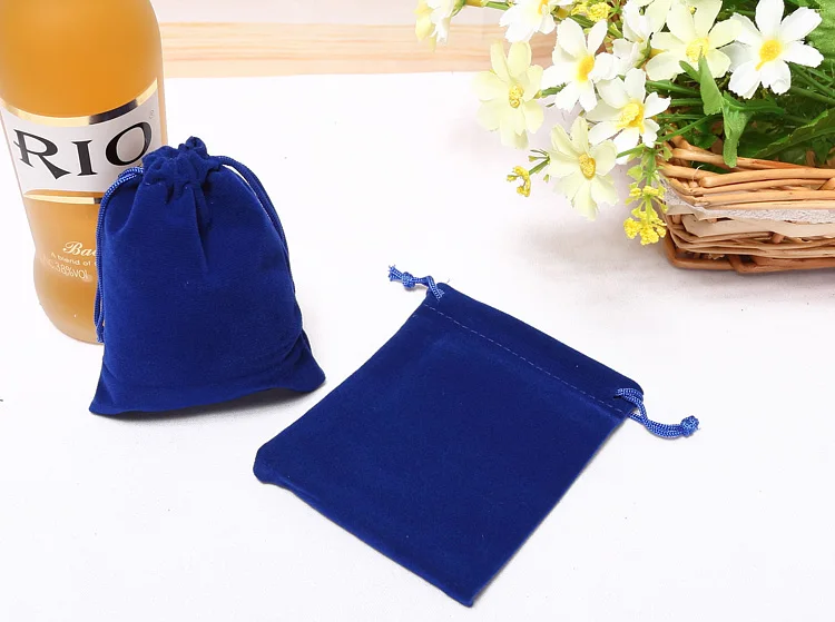 Wholesale 100pcs/Lot High Quatity Velvet Drawstring Packaging Mini Jewelry Gift Wedding Christmas Bags/Pouch