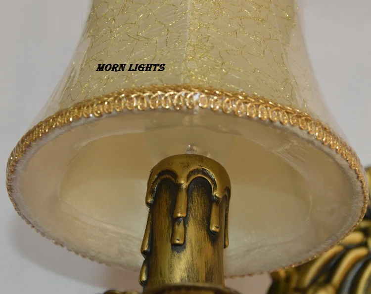 Antique Bronze Wall Sconce Light Fashion Bedroom Bedside Lamp Sconce Light Modern Antique