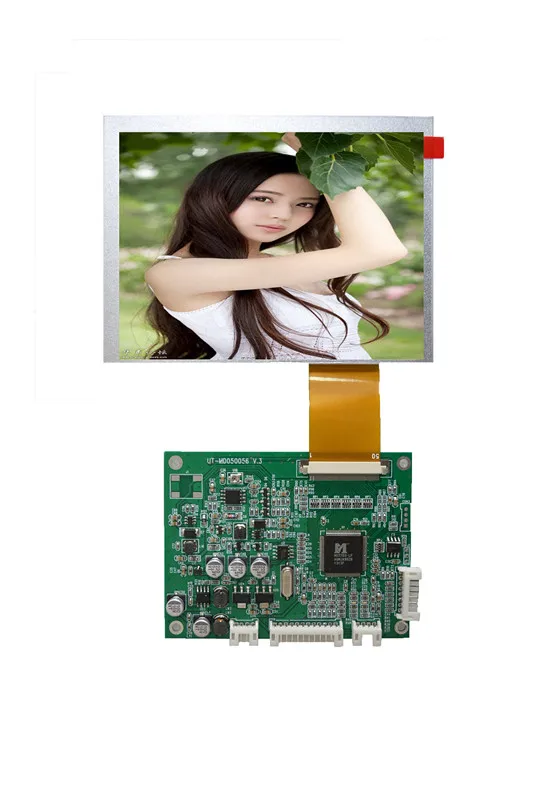 100% original Brand new AT056TN52V.3 new 5.6-inch VGA+AV (CVBS) signal LCD driver board AD board including lcd screen