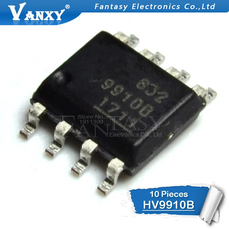 10PCS HV9910B SOP8 HV9910 SOP 9910B SOP-8 SMD