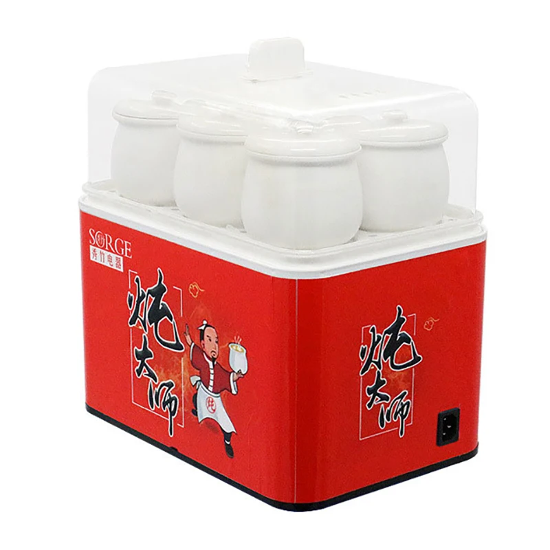 Panela elétrica de cozimento de água, guisado de cerâmica comercial e de grande capacidade, totalmente automática, máquina de sopa, caçarola