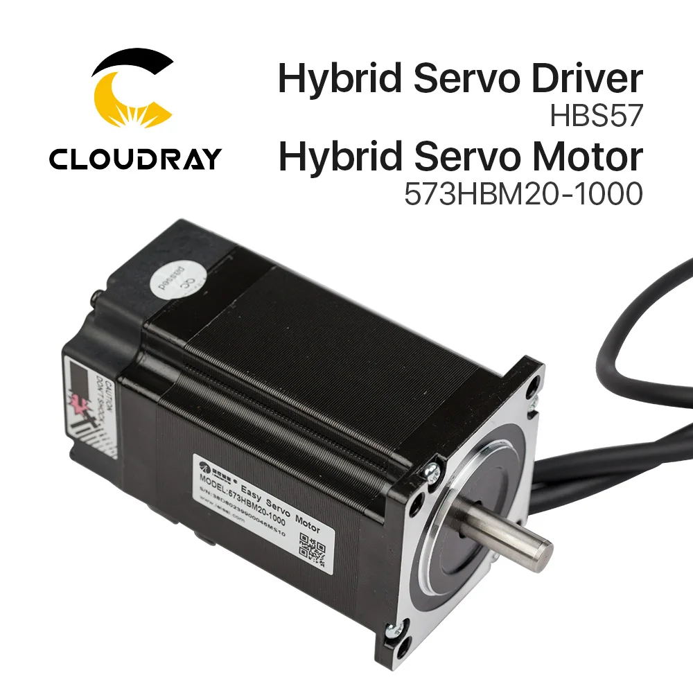 Imagem -03 - Cloudray Leadshine Hbs57 Mais 573hbm201000 Hbs507 Nema23 Fase Híbrido Servo Circuito Fechado