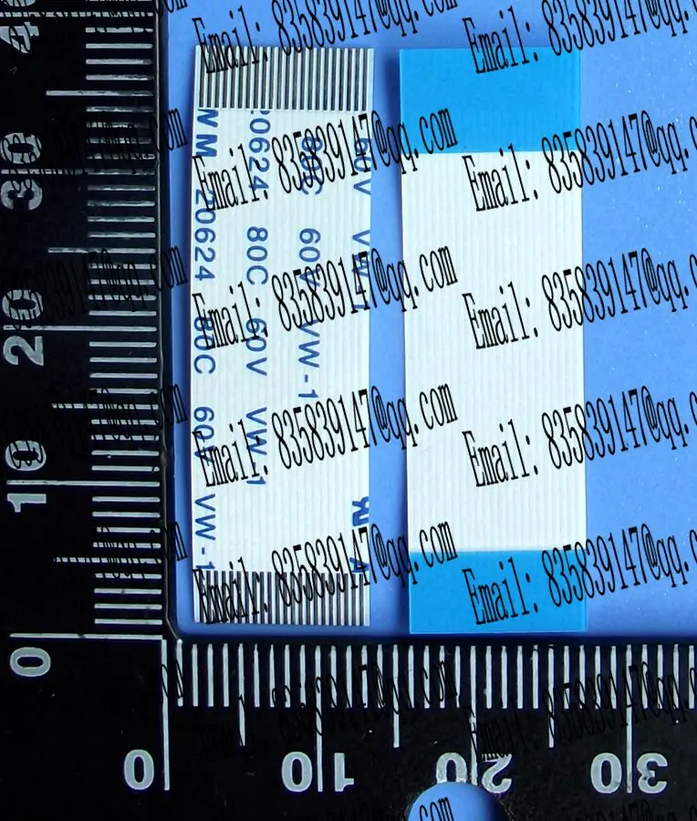 Flexible Flat Cable FFC 0.5pitch-22pin-38mm coplanar A-type ROHS for TTL LCD DVD Computer