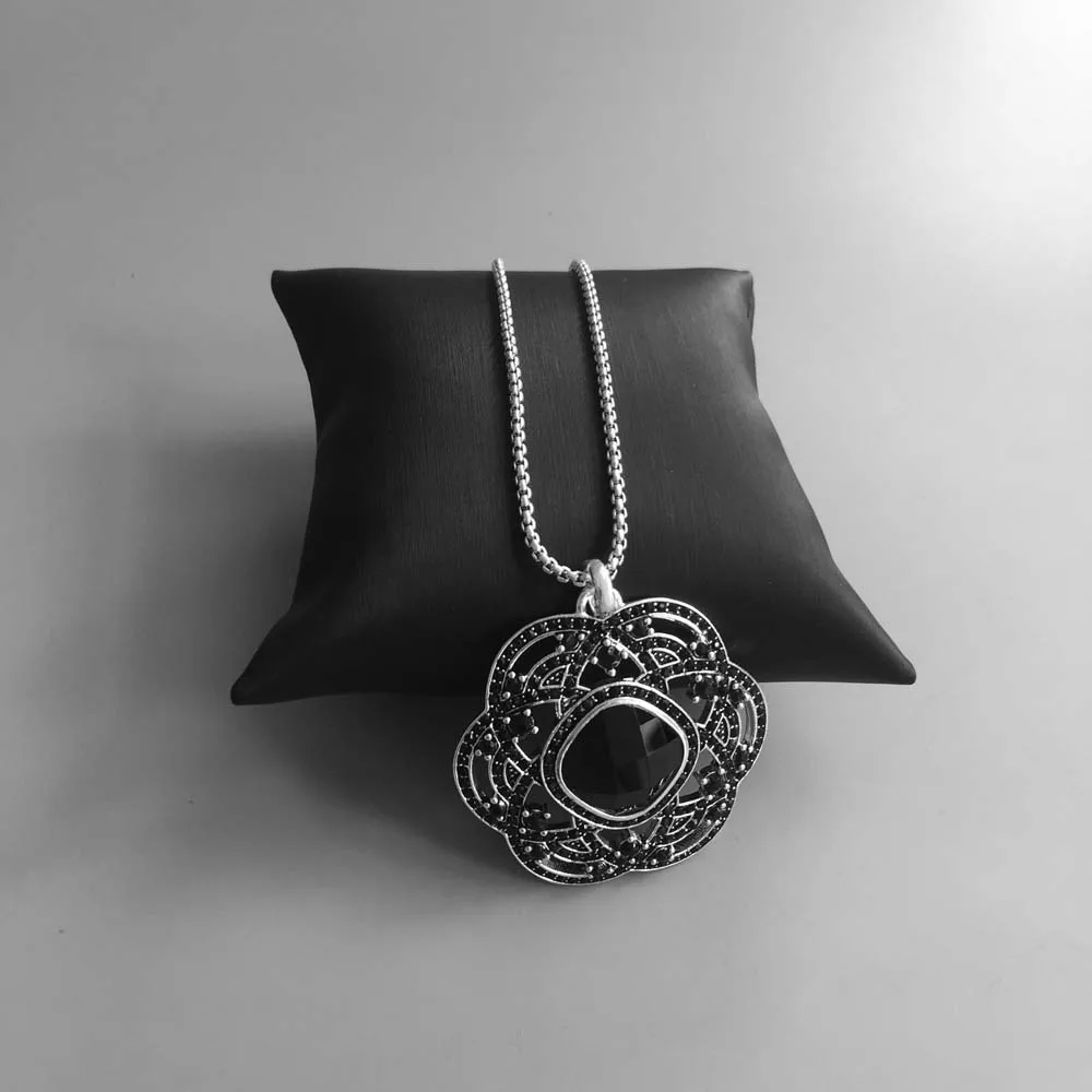 Pendants HEART CHAKRA  Lotus Flower 925 Sterling Silver Rose Gold Jewelry Accessories Fit Necklace Trendy Lucky Gift For Women