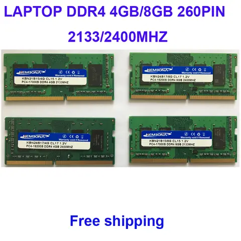 DDR4 Laptop RAM 4GB 8GB 16GB KEMBONA