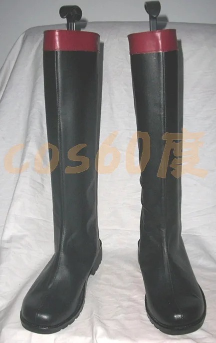 

Black Butler Baldroy Black Long Boots shoes cosplay S008