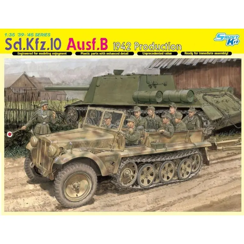 DRAGON 6731 1/35 Sd.Kfz.10 Ausf.B 1942 Production - Scale Model Kit