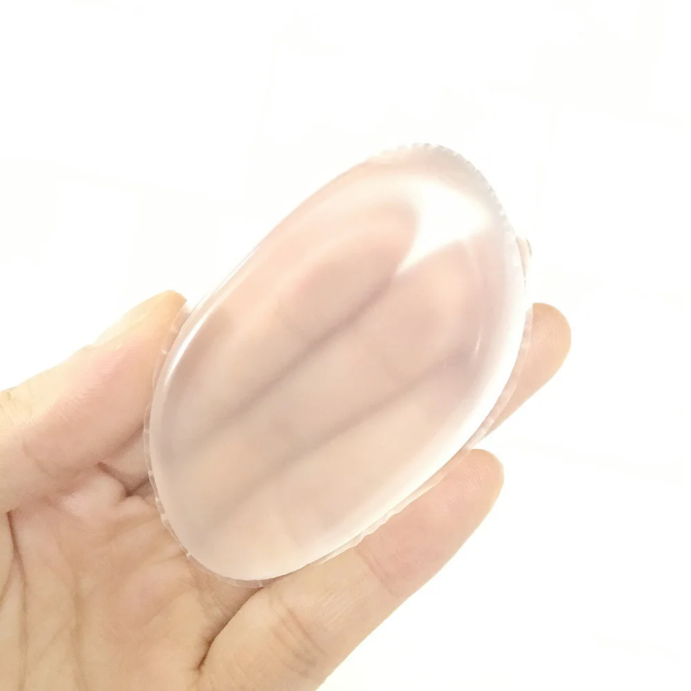 1Pcs   Silicone Cosmetic Puff silisponge Face Foundation Makeup puff cosmetic Beauty tools not Sponge Powder blender