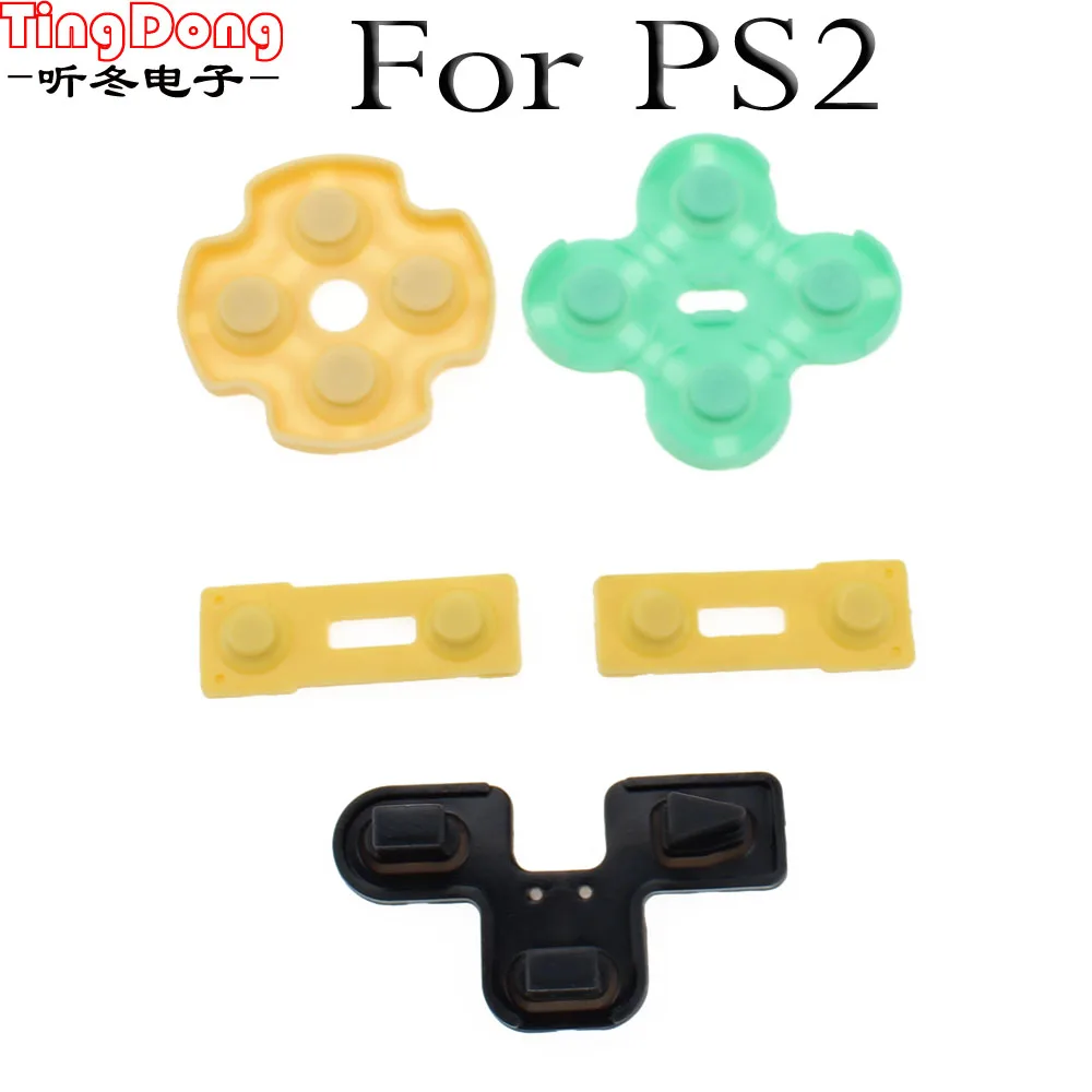 TingDong For ps2 PS2 PS3 Controller Repair Conductive Rubber Silicon Pads Replacement