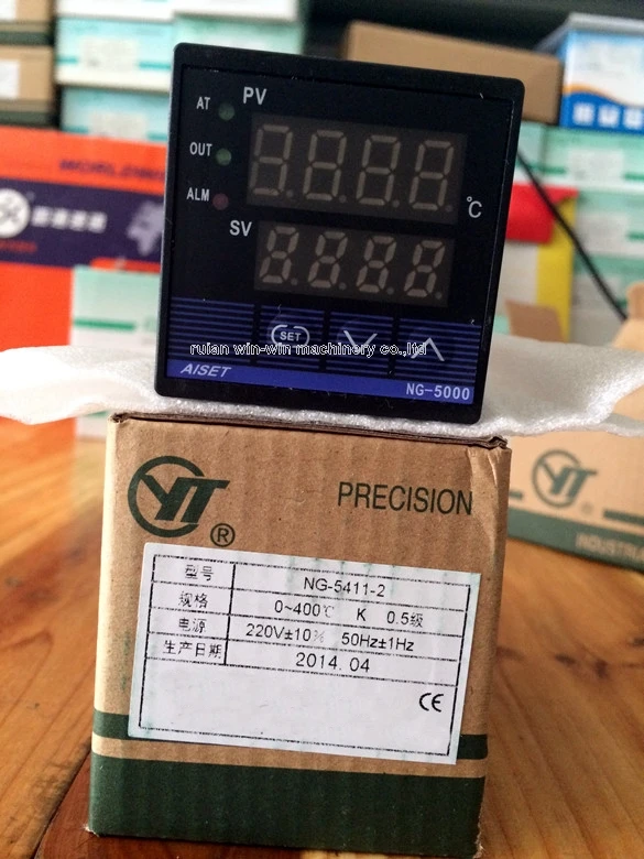 2 pcs NG-5411-2 0-400 E NG-5000 AC 220V 50HZ price digital temperature controller