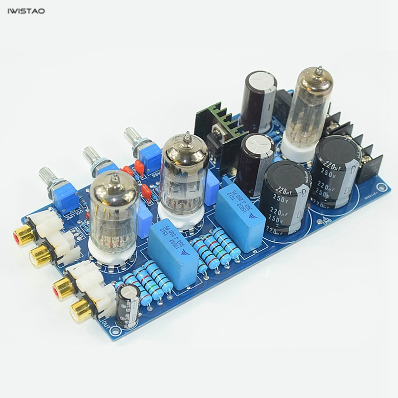 

IWISTAO Tube Tone Adjustment Finished Board 2x6N1 Bass Treble Volume Control DIY