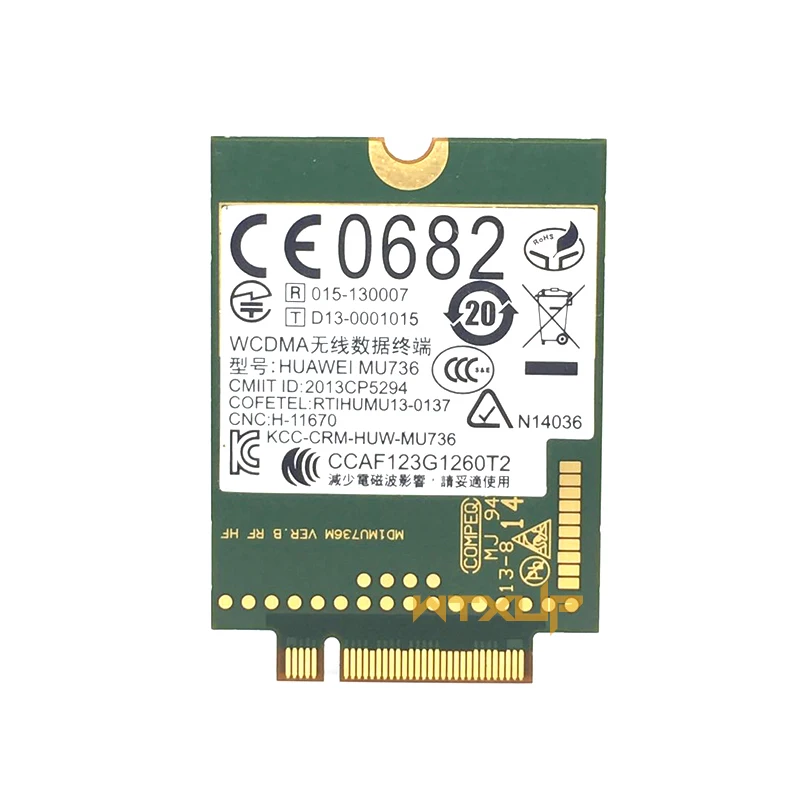 Original UNLOCKED MU736 3G NGFF M.2 interface Wireless Card for WCDMA/HSP/HSPA+/EDGE/GPRS/GSM Module