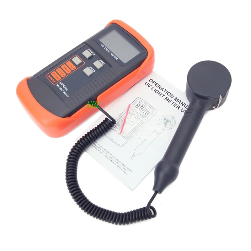 400 M W/ซม.UV Light Meter 320nm-390nm UVA LSI-เครื่องทดสอบวงจรข้อมูล Peak Hold UV Sensor Correction กรองรังสี UV เมตร UVA365