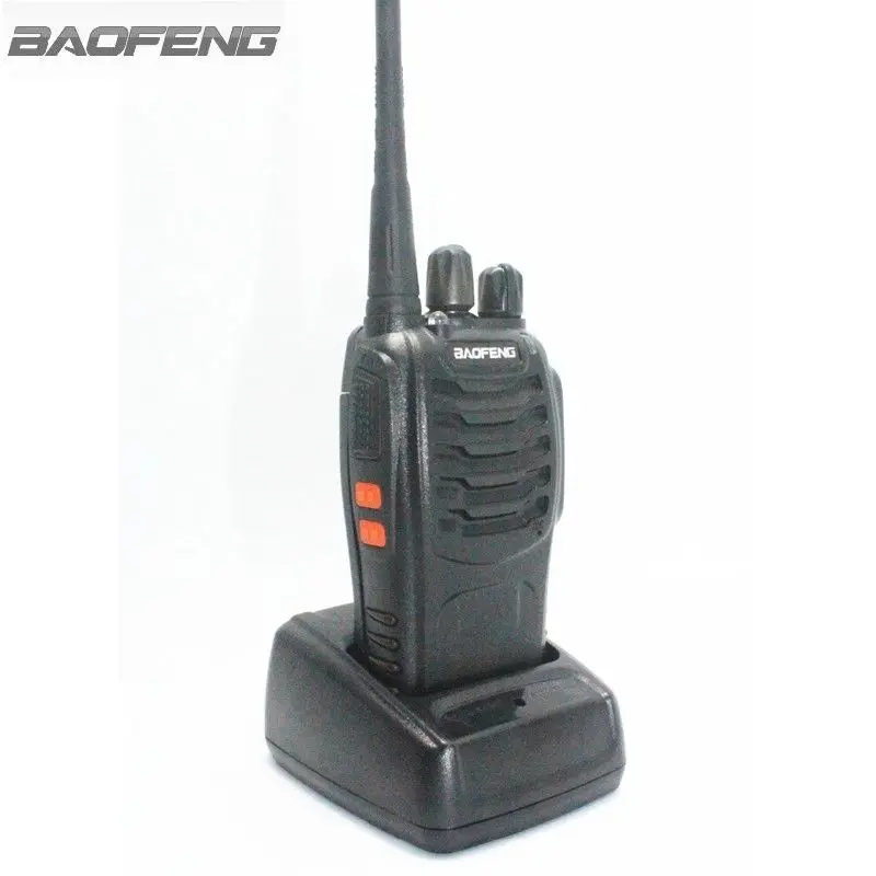 BaoFeng BF-888S Walkie Talkie Black 3W UHF 400-470MHz Frequency Portable Radio Set Ham Radio Hf Tran With Earpiece