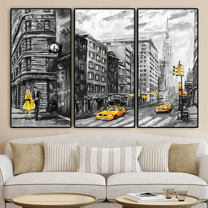 

Black and White London City Modern Big ben Famous Buildings Canvas Painting Posters and Prints Wall Art Picture for Living Room