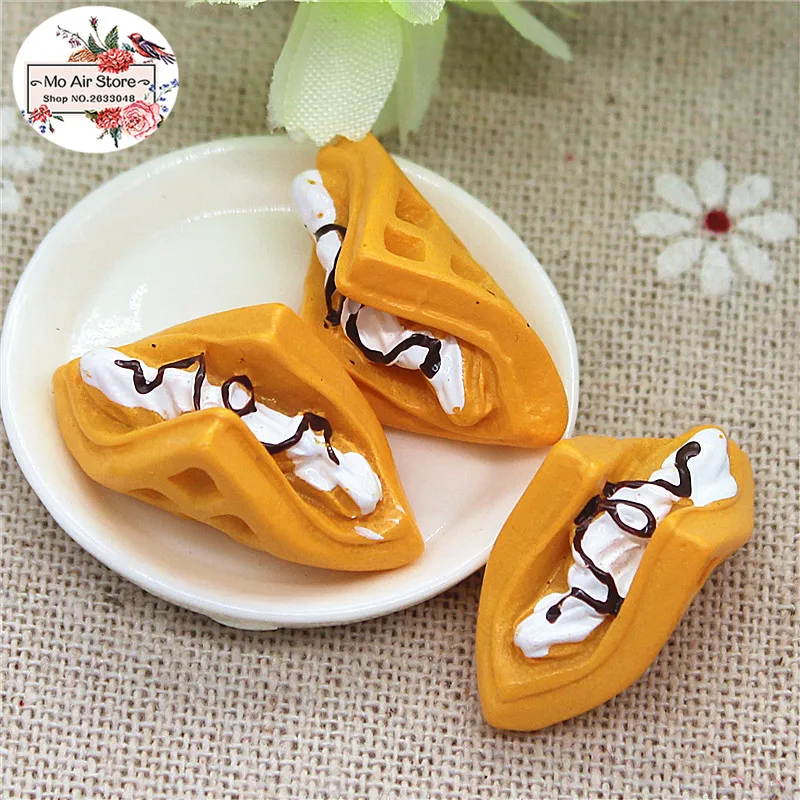 layer cake 10PCS 12x26mm Resin Flatback Cabochon Miniature Food Art Supply Decoration Charm Craft