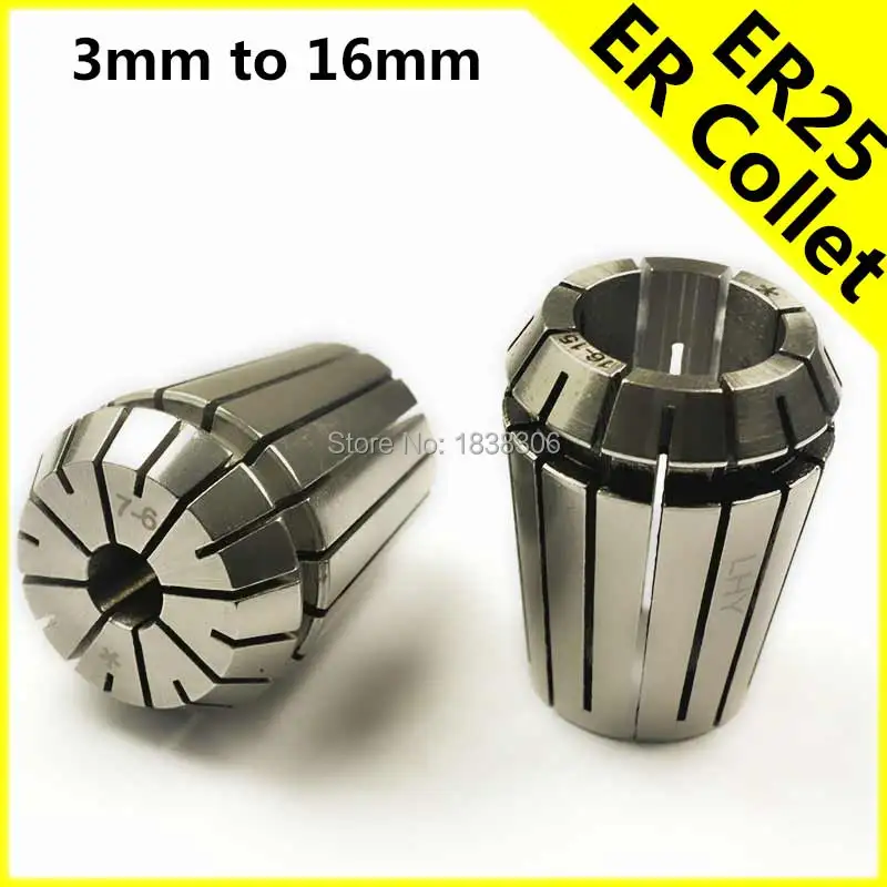 ER Collet Chuck Holder ER11 ER16 ER20 8mm adapter clamp Drill chuck cnc router bits tools wood pcb ball nose 3.175 1pcs