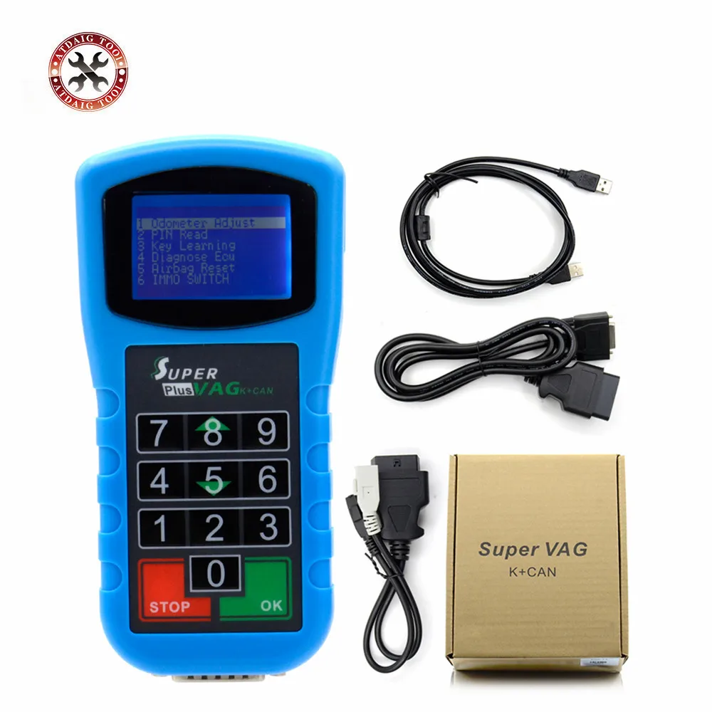 2024 Newest Super VAG K+CAN Plus 2.0 Diagnosis + Mil-eage Correction + Pin Code Reader SuperVAG K+CAN Plus Diagnostic Tool