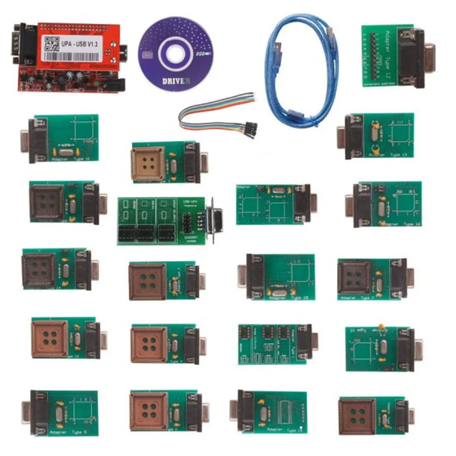 New UPA USB Programmer V1.3 With Full Adaptors With Nec Function