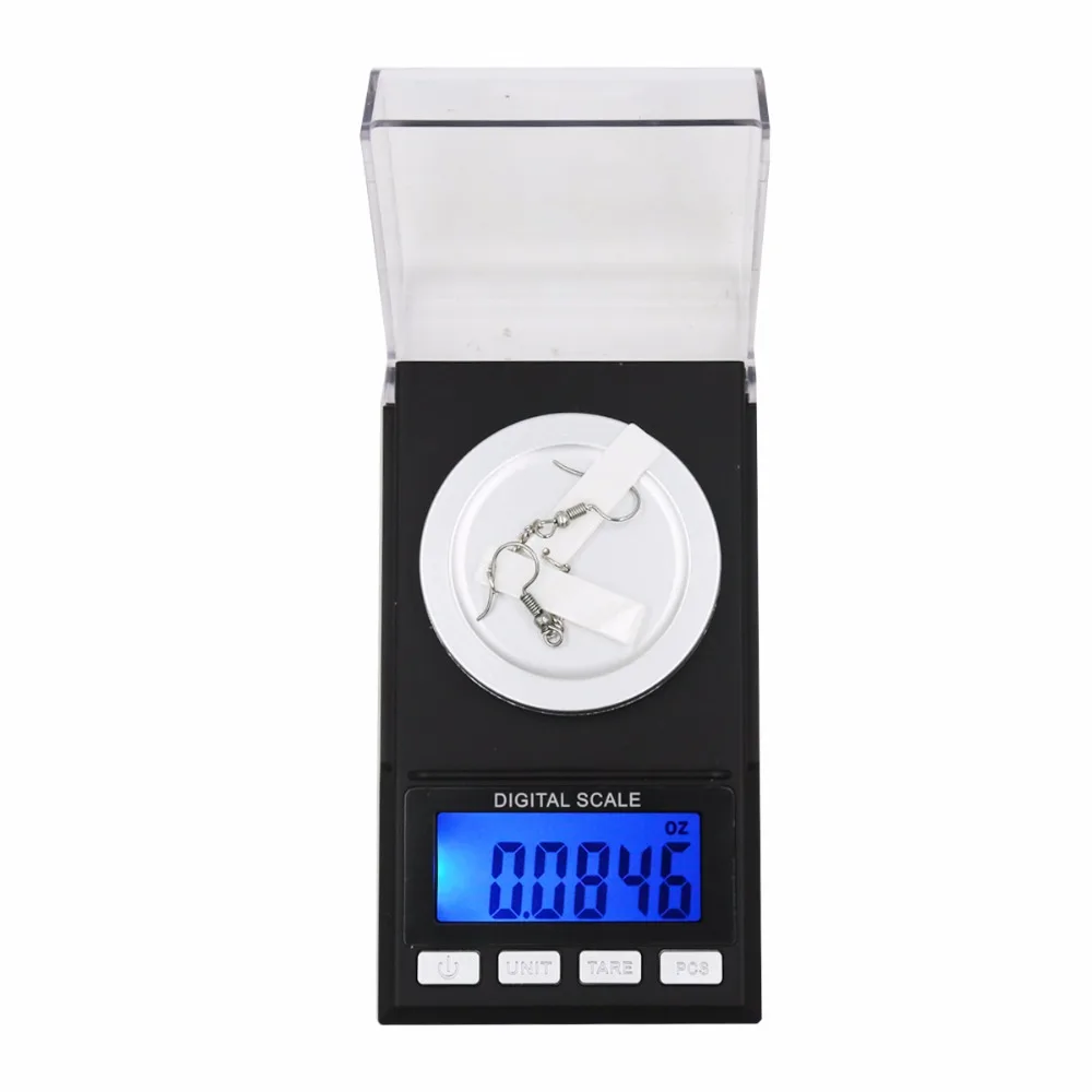 50g x 0.001g Mini Pocket Digital Scale for Gold Sterling Silver Jewelry Balance Gram Electronic Scales  40%OFF