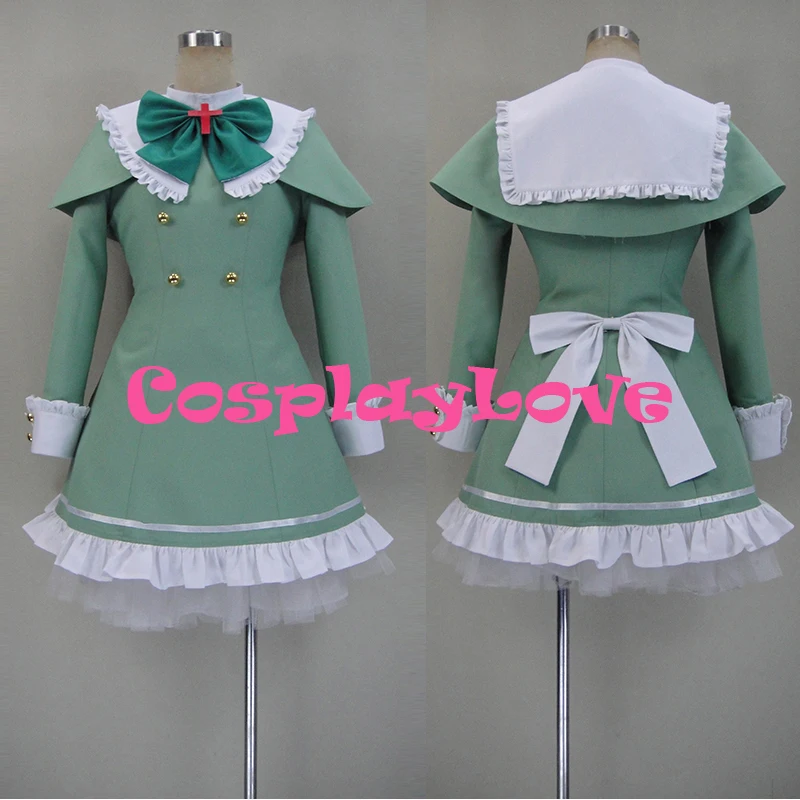 

New Custom Made Japanese Anime Tantei Opera Milky Holmes TD Hercule 'Elly' Barton Cosplay Costume For Halloween Christmas