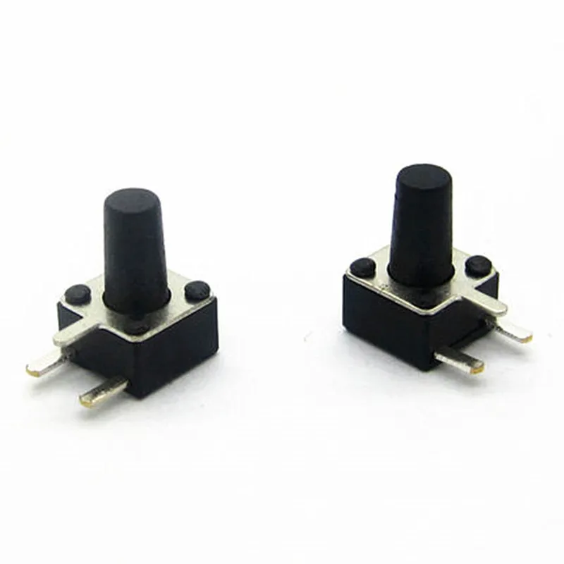 100pcs/lot 4.5*4.5*8mm  touch switch 3 pin side button Micro button.