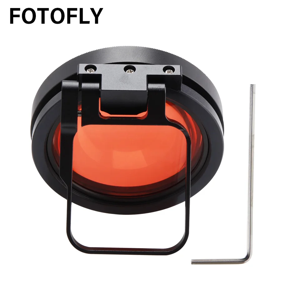 Action Camera Filter 24X Macro Close-up Lens With Diving Red Filters For GoPro Hero 5 6 2018 7 Waterproof Housing Case Accessory