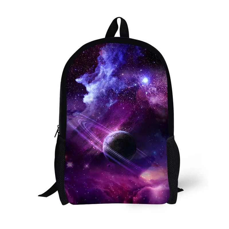 School backpack children backpack Cosmic sky pattern  classic Printing for High School Backpacks for Teenagers