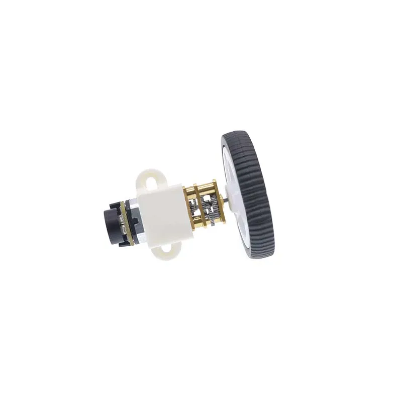 DC 6V Encoder Motor Gear N20 Micro Gear Motor Electric Mini Motor with 34mm Wheel Screws Mounting Bracket Coupling Kit
