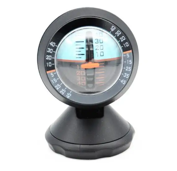 Car Auto Angle Tilt Indicator Gradient Balancer Clinometer Slope Meter