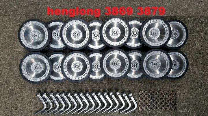 

Henglong 3869 3869-1 3879 3879-1 1/16 RC tank upgrade parts metal wheels set