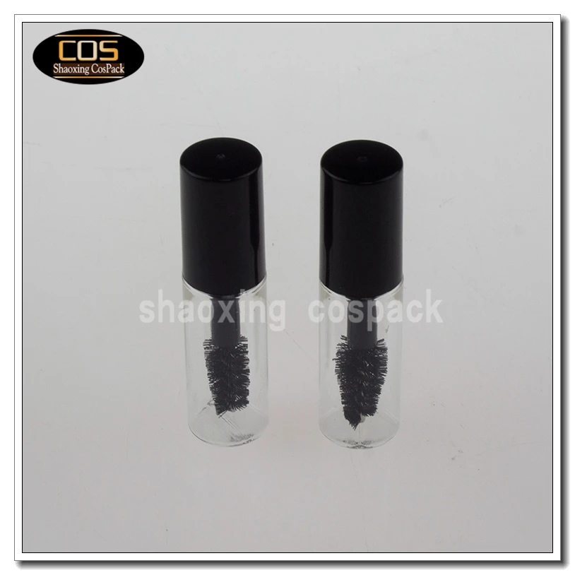 1000pcs MT008 mini 1.5ml mascara little tubes, 1.5 ml plastic mascara tubes empty, 1.5ml mascara packaging wholesale