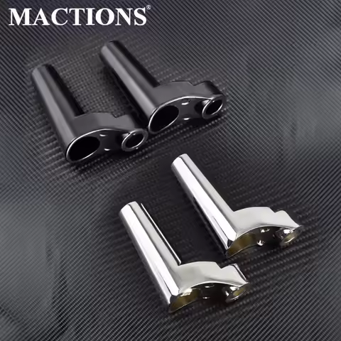 Motorcycle Front Directional Turn Signal Bracket Relocation For Harley Dyna Super Glide FXDB Sportster XL 883 XL1200 1988-Up