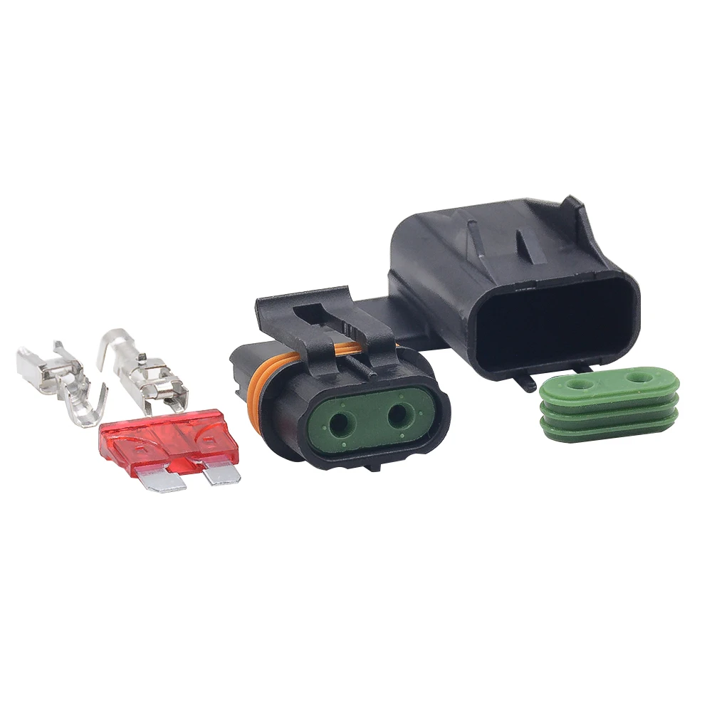 1PC Waterproof Car Modified Blade Fuse Holder with/without 14CM Wire, with 1PC STANDARD Fuse