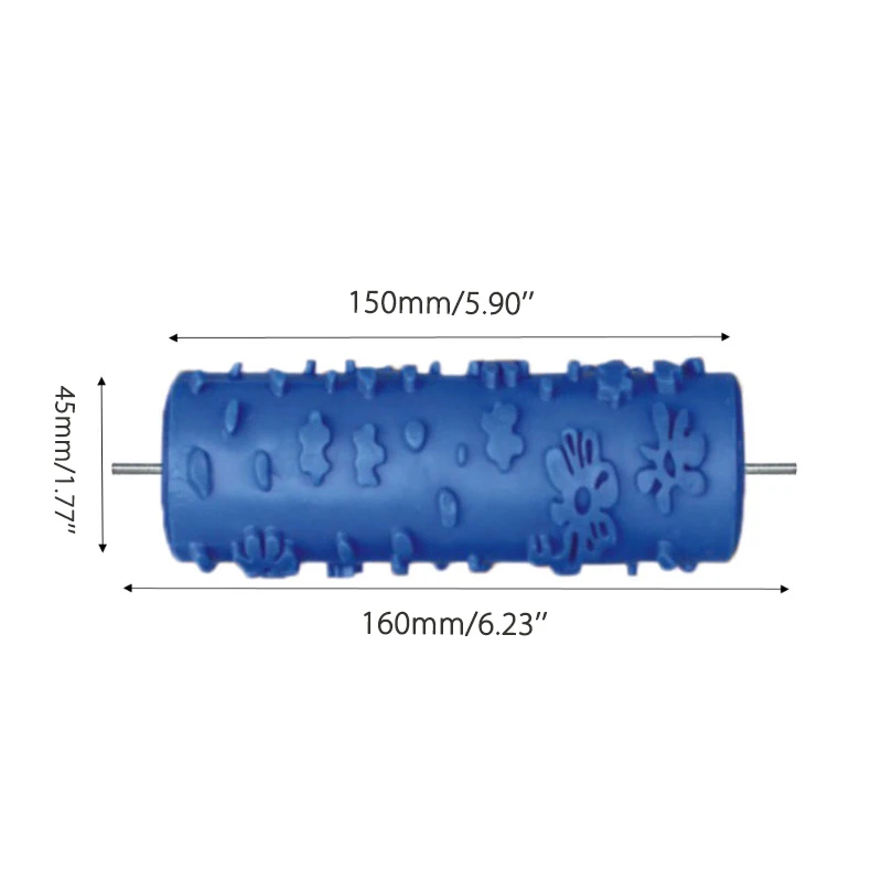 Modelado Em Relevo Pintura Roller Sleeve, Parede Textura Stencil, Decoração Padrão 3D, Papel de Parede, Decoração DIY, 082-103Y, 5\