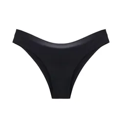 Women Ice-silk Seamless Panties One-piece Solid Colour Thong Sexy Panties For Women G String Underwear Lingerie Plus Size XL New