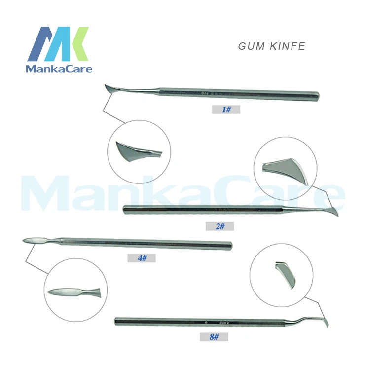 Gum Kinfe Dental Surgical Dentist Lab Tool for Extracting Molar/ Incisors/ Premolar gingival knife Denture Clean Instruments