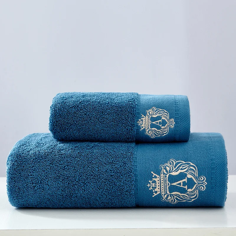 High-Grade Cotton Towel Set Bathtowel+Face Towel Set Soft Bath Face Towel Handtowel Bathroom Towel Sets