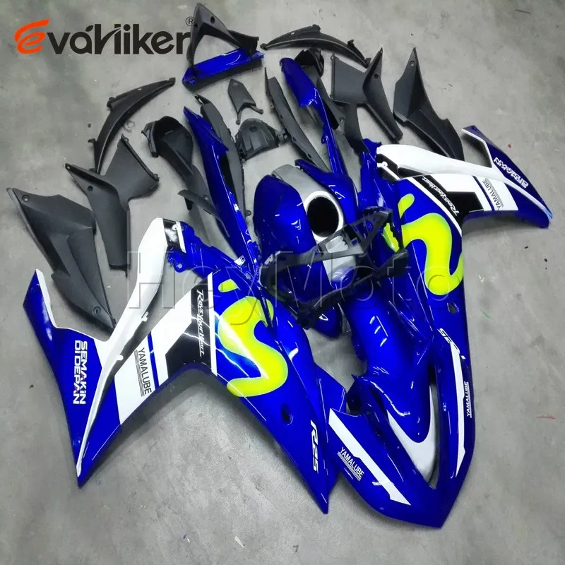 

ABS Plastic fairing for R3 2015 2016 YZFR25 2015 2016 blue motorcycle panels Body Kit Injection mold H2