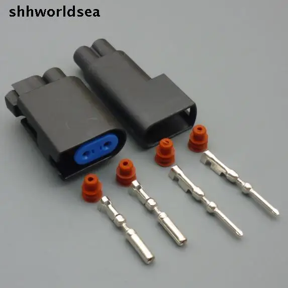 

shhworldsea 1.5mm 2p 2pin way kit housing electric male female connector sensor socket