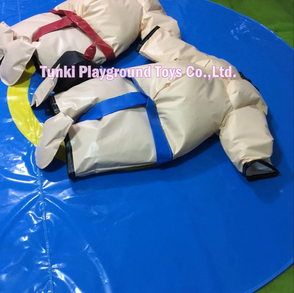 beige inflatable wrestling sumo suits for children