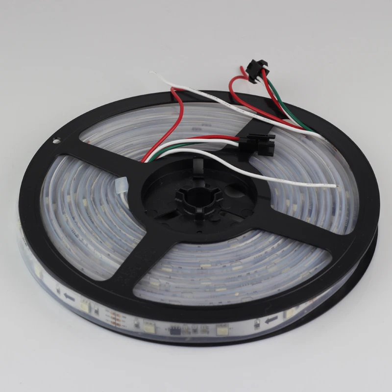 36W 12V 5M 30LED/M WS2811 LED de 10IC/M SMD5050 LED IP66 impermeable envío gratis