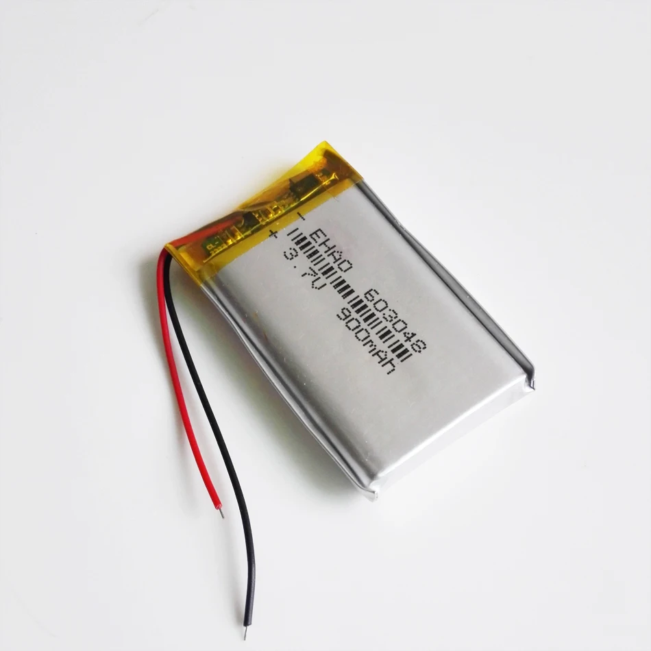 603048   Akumulator litowo-polimerowy LiPo 3,7 V 900 mAh do Mp3 GPS Bluetooth E-book Power Bank Tablet PC Camera Mobile