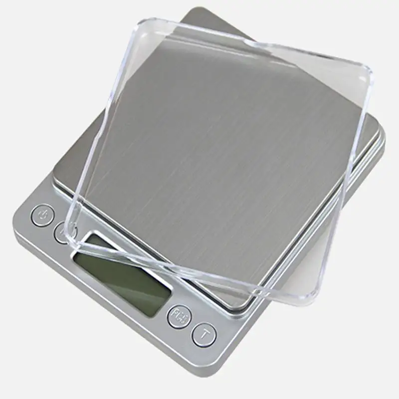 500g x 0.01g  Digital Kitchen Jewelry Scale Portable Mini Electronic Pocket Case Postal  Balance Weight Scale 0.01g With 2 Tray