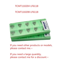 DESKAR TCMT110204 TCMT110208 TCMT16T304 TCMT16T308 LF6118 Carbide Insert TCMT Inserts