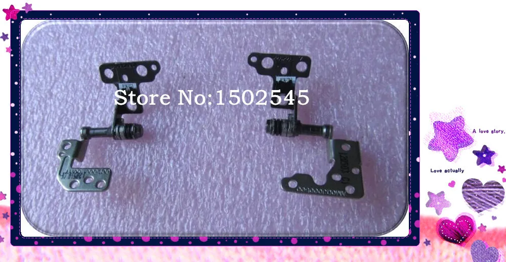 

Free shipping genuine new laptop hinge for HP ENVY4 ENVY4-1000 ENVY 4 L + R HINGE one pair AM0QJ000400 AM0QJ000500 LCD HINGES